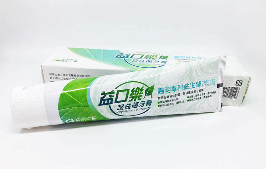 益口樂超益菌牙膏包裝設計