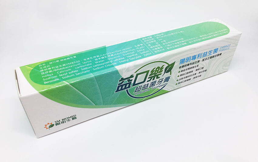 益口樂超益菌牙膏包裝設計